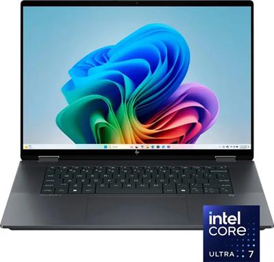HP Omni Book X Flip fm0023dx NGAI Intel® Core™ Ultra 7 256V, 16GB Ram DDR5, 1TB SSD NVMe, Intel® Arc™ Graphics, 14" 2K (1920 x 1200) IPS Touch Screen, Backlit KB, Windows 11, Atmospheric Blue