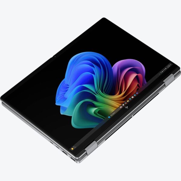 gallery 1 HP Omnibook X Flip 14 KP0023DX Laptop, Intel Core Ultra 7355, 24GB LPDDR5x RAM, 512GB SSD, Intel Integrated Graphics, 14" 1920x1200 OLED 60Hz x360 Touchscreen, Windows 11 Home, Atmospheric Blue