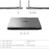 gallery 3 Lenovo LOQ Essential 15ARP11 Gaming Laptop, AMD Ryzen™ 7 170 - 16GB DDR5 | 512GB NVMe SSD - NVIDIA® GeForce RTX™ 5050 8GB - 15.6” FHD - International Warranty Stock